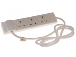 SMJ Extension Lead 4 Way 13 amp 2 Meter B4W2MP £8.69